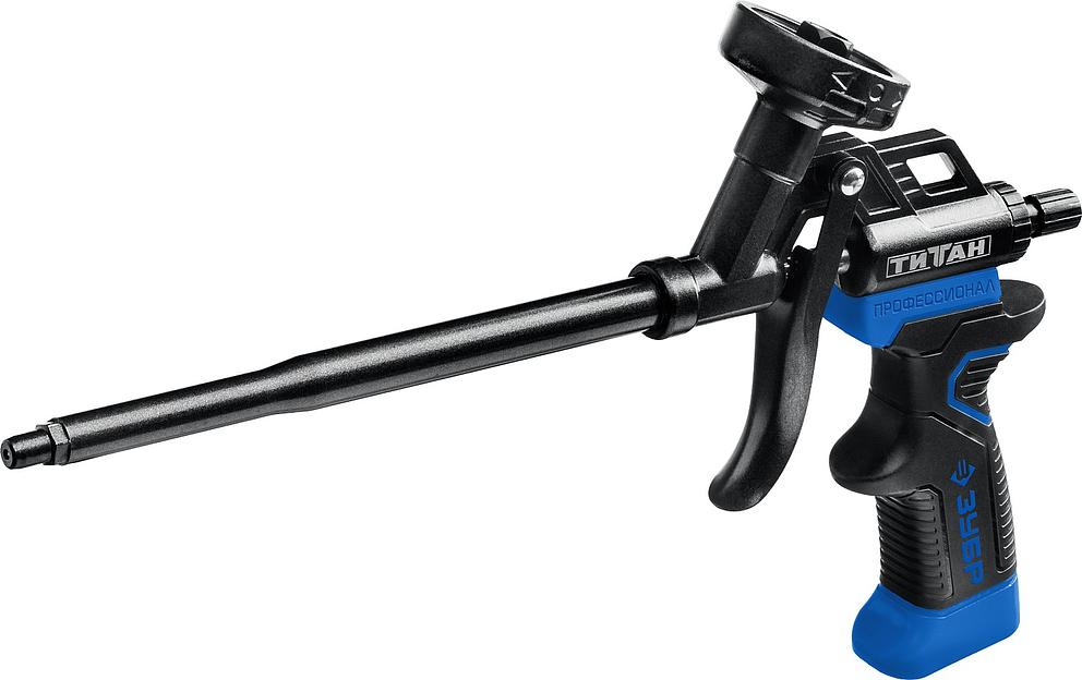 Пистолет тефлоновый для монтажной пены Титан фото 2