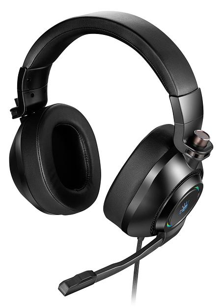 Наушники с микрофоном A4Tech Bloody G580 черный 2м мониторные USB оголовье (G580 USB /BLACK) фото 3