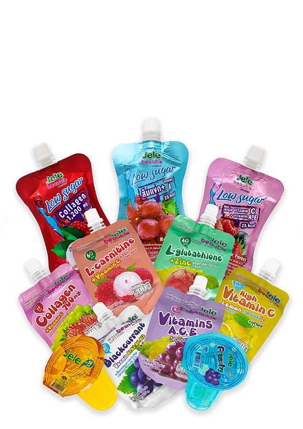 Фруктовое желе Jele Beautie со вкусом красного винограда ОПТ фото 1