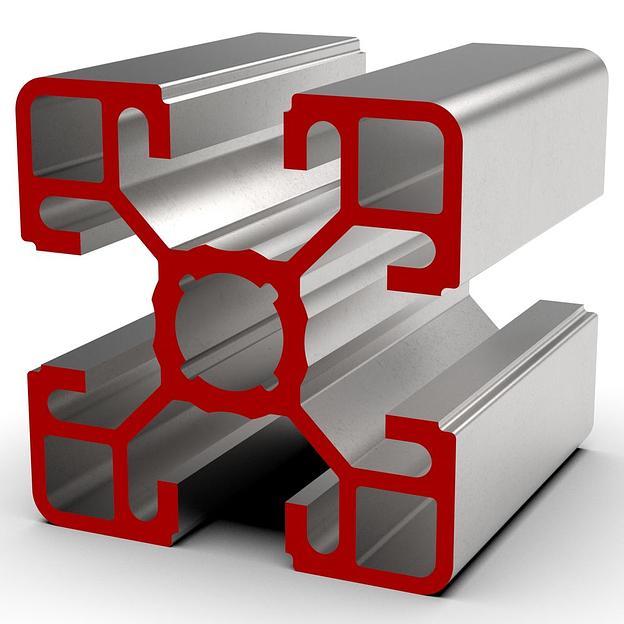 Конструкционный профиль 40 серия 10 паз 40х40L мм, опт фото 1