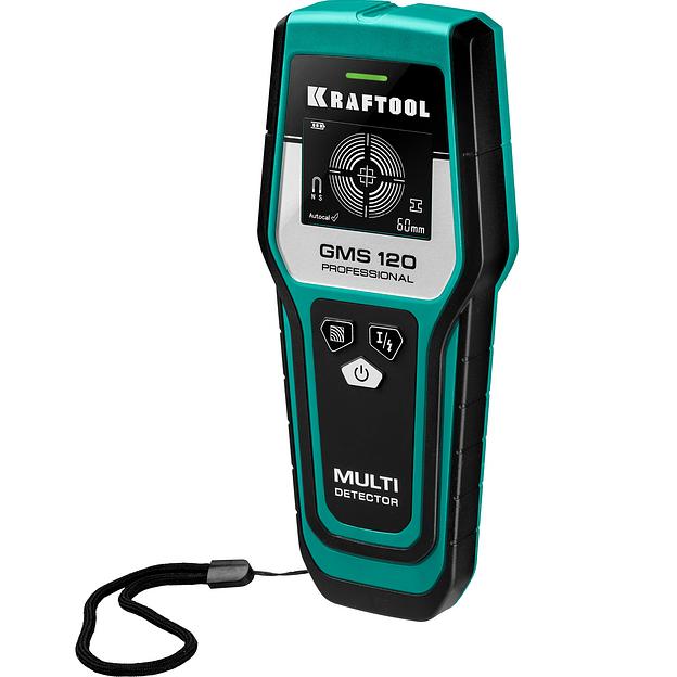 KRAFTOOL GMS-120, ЖК дисплей, универсальный детектор проводки (45298) фото 6