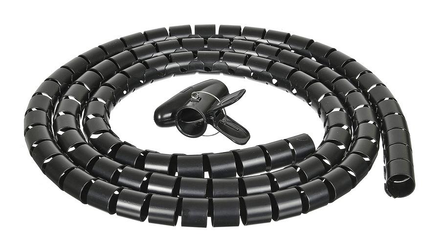 Кабельный органайзер Buro BHP CG252B Spiral Hose 25x2000mm Black фото 1
