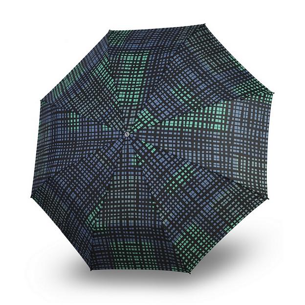 Зонт Knirps автомат T.201 Medium Duomatic 2STRUCTURE GREEN ECOREPEL 95 3201 8481 фото 1