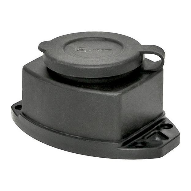 EKF RPS-014-16-230-44 Розетка настенная с защитной крышкой каучуковая 230В 2P+PE 16A IP44 EKF PROxima фото 1