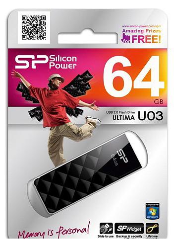 Флеш Диск Silicon Power 64Gb Ultima U03 SP064GBUF2U03V1K USB2.0 черный фото 5