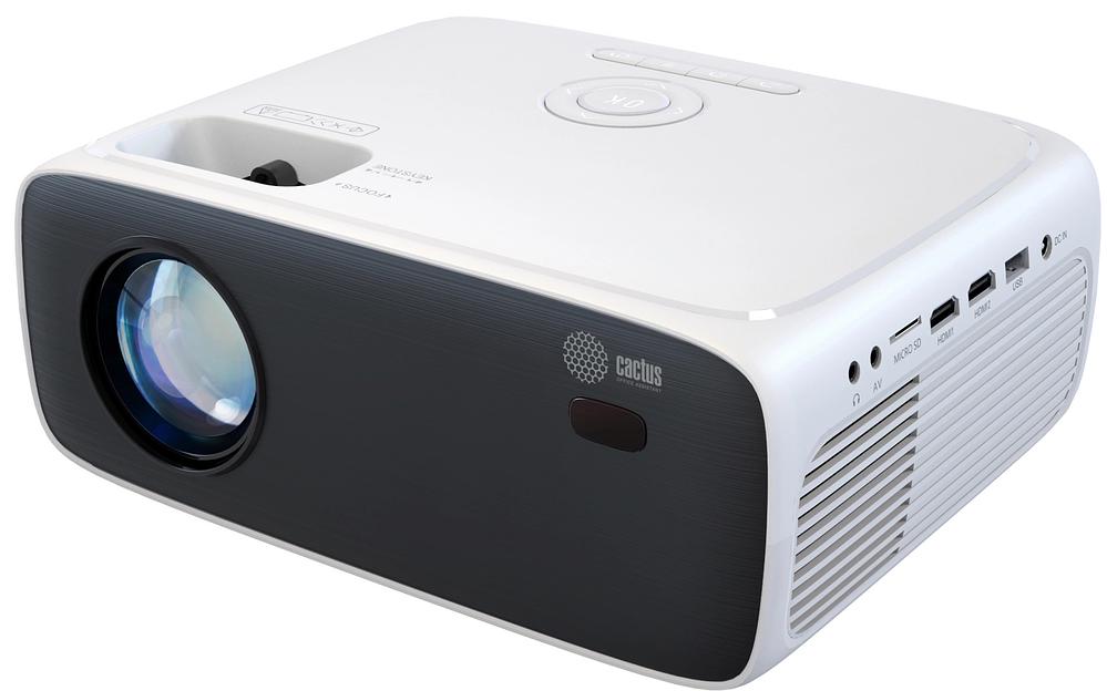 Проектор Cactus CS-PRM.07WT.Full HD LCD 3200Lm LS 320Lm ANSI (1920x1080) 1500:1 ресурс лампы:30000часов 1xUSB typeA 3xHDMI 1.5кг фото 1