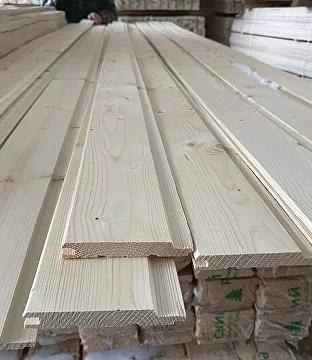 Вагонка ель 12,5х90, профиль «евро» опт фото 1