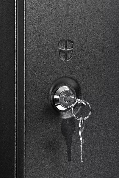 ЦМО Шкаф телекоммуникационный настенный разборный ЭКОНОМ 18U (600? 350) дверь металл, цвет черный (ШРН-Э-18.350.1-9005) фото 5