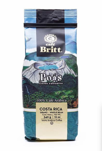 Кофе молотый Cafe Britt Poas Tierra Volcanica, в пакете 340 гр, опт фото 1
