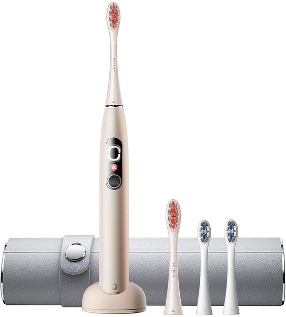 Зубная щетка электрическая Oclean X Pro Digital Set Y2076 золотистый фото 1