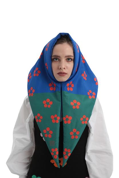 Утеплённая косынка «Танец. Вид сверху» фото 9