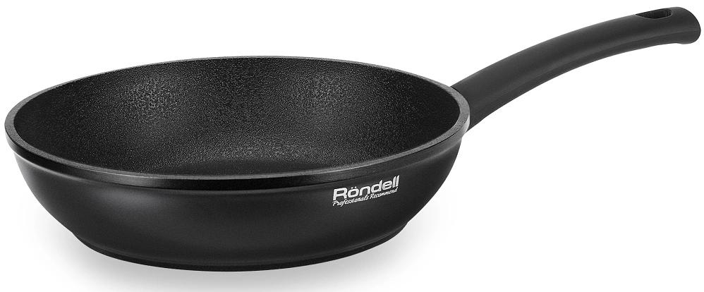 Сковорода Rondell Mustang RDA-598, 26см, без крышки, черный фото 1