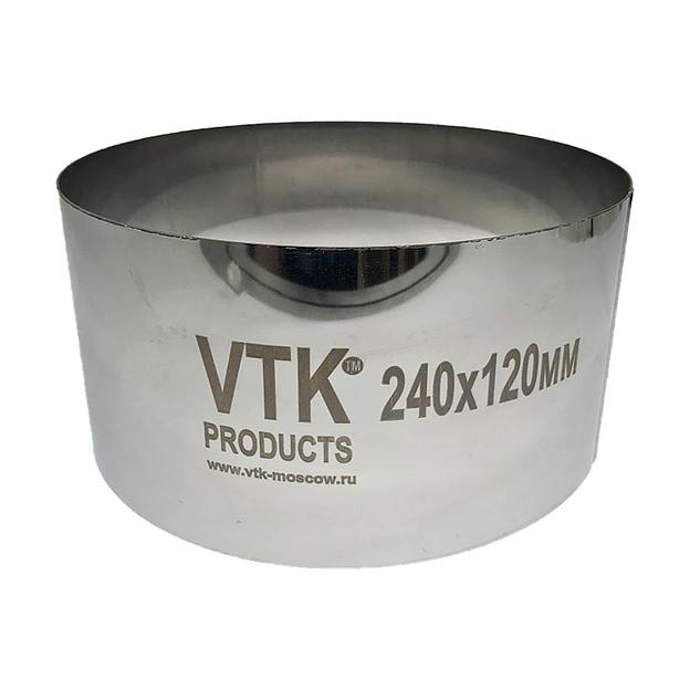 Форма для выпечки и заморозки Кольцо диаметр 240 мм высота 120 мм фото 1