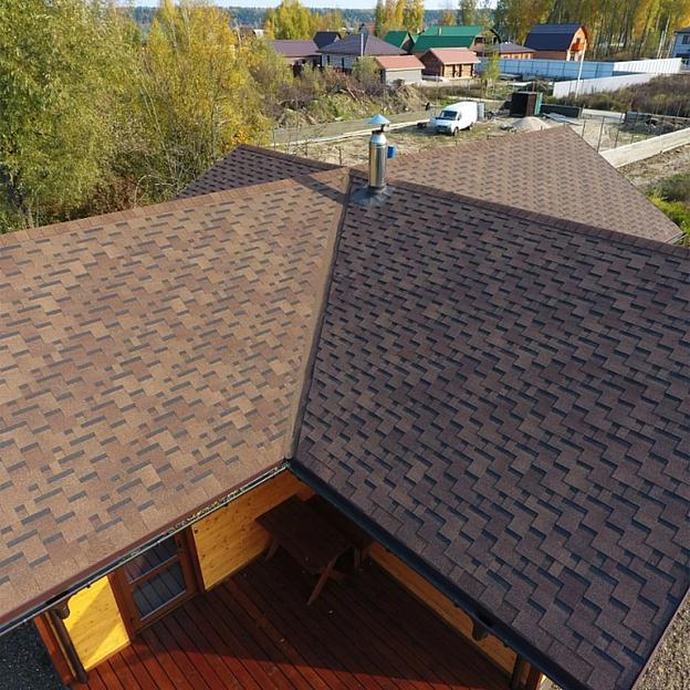 Гибкая черепица Döcke PIE Premium «Генуя» кунжут опт фото 3