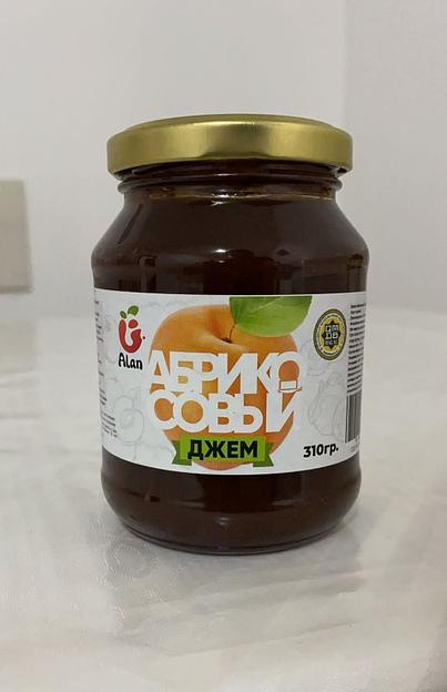 Джем абрикосовый Alan 310 гр фото 1