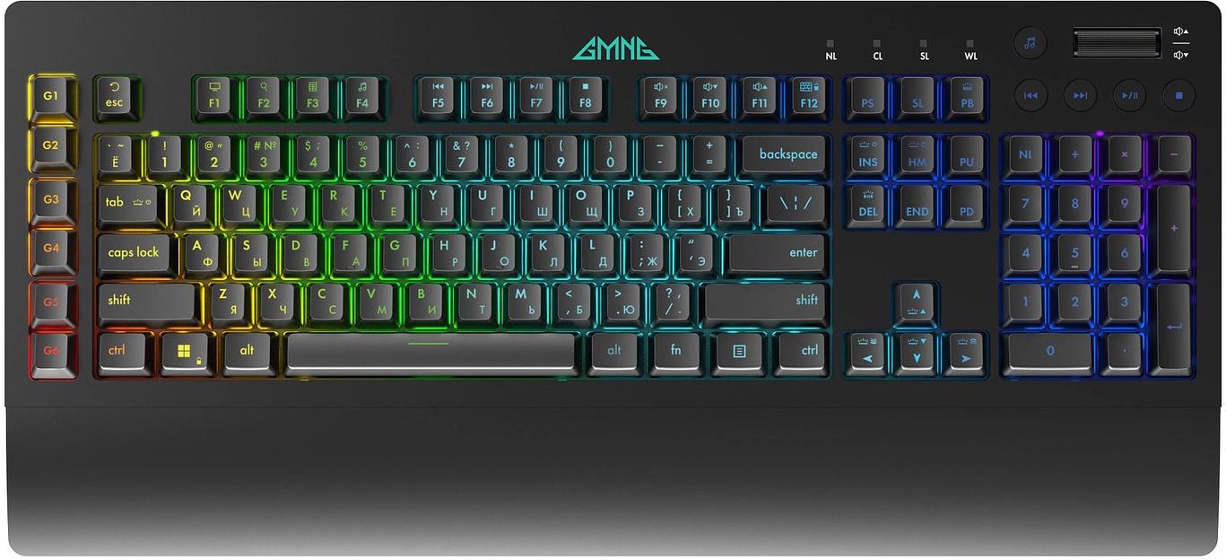 Клавиатура GMNG GG-KB770XP механическая черный USB Multimedia for gamer LED (подставка для запястий) (1901099) фото 10