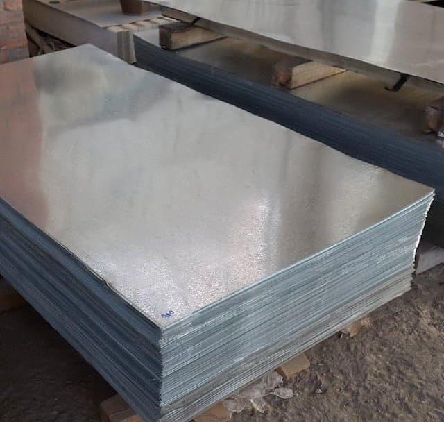 Лист стальной оцинкованный фото 1