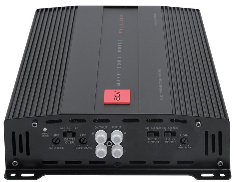 Усилитель автомобильный ACV VX-2.100 двухканальный фото 3
