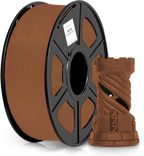 Пластик для принтера 3D Cactus CS-3D-PETG-1KG-COFFEE PETG d1.75мм 1кг L316м 1цв. фото 1