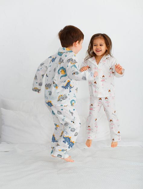 Пижама MINI DI «Алексия» дино и космос, сатин ОПТ фото 5