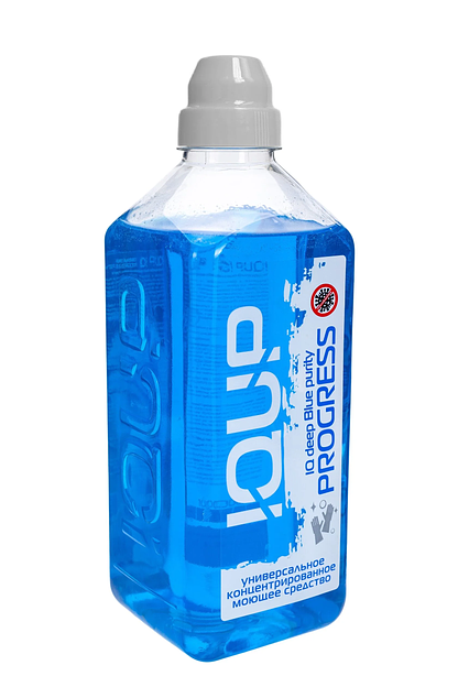 Универсальное концентрированное моющее средство IQUP Progressive Purity ПЭТ 1 л, Синий, Опт фото 1