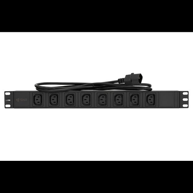 Блок розеток серии SNR-PDU базовый на 8хC13, шнур питания 1,8 м 3x1.0 мм² с вилкой C14, 10A фото 2