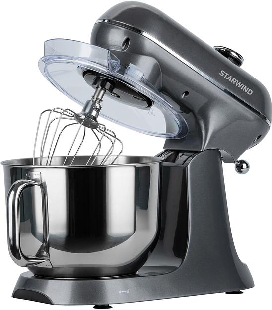 Миксер планетарный Starwind SPM4171 1200Вт серебристый фото 3