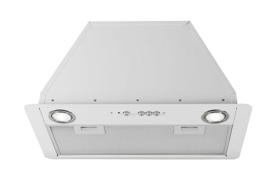 Вытяжка встраиваемая Elikor Flat 52П-650-К3Д белый управление: кнопочное (1 мотор) фото 1