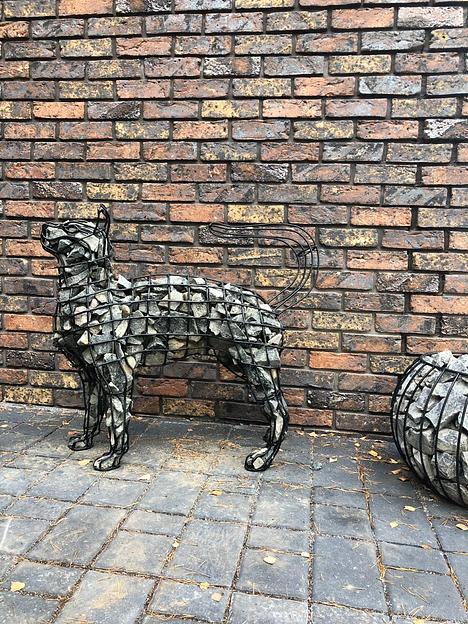 Скульптура из проволоки «КОТ» фото 3