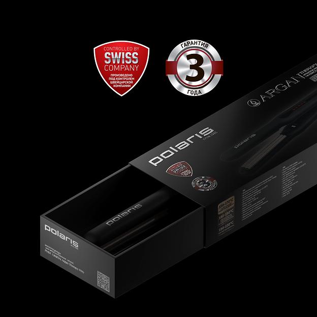 Щипцы Polaris PHSZ 1309TAi Argan Therapy PRO 38Вт макс.темп.:230С черный фото 9