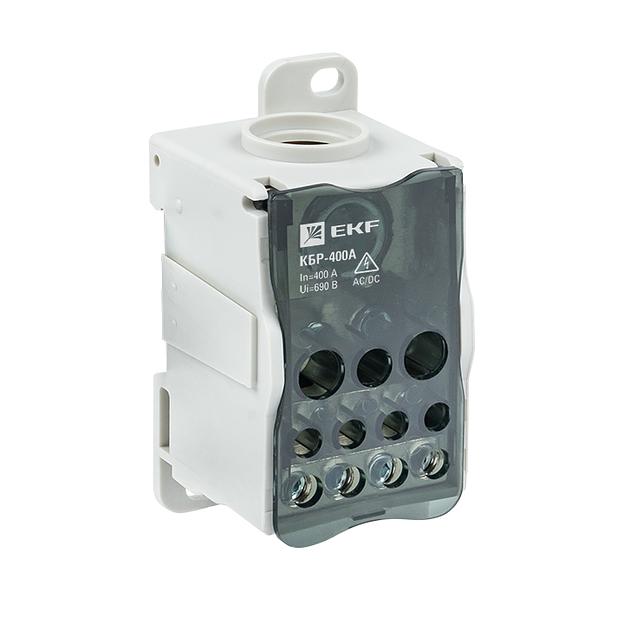 EKF plc-kbr400 Блок распределительный КБР на DIN-рейку и монтажную панель 400A EKF PROxima фото 1