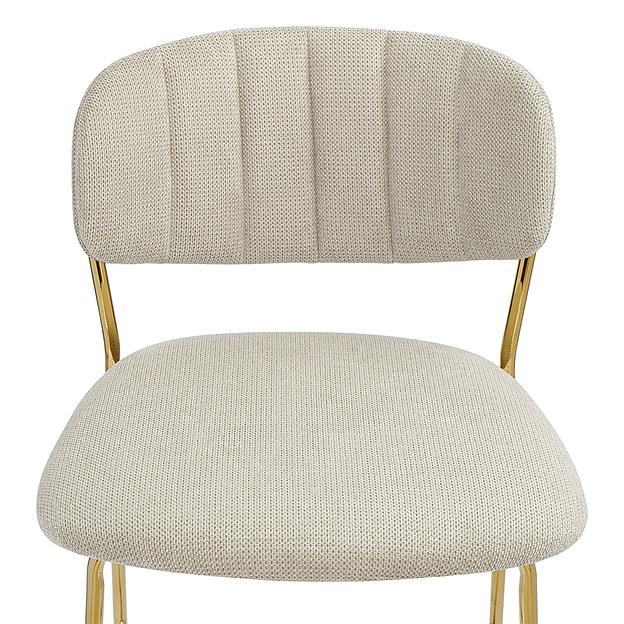 Стул барный Eirill, шенилл, серый фото 6