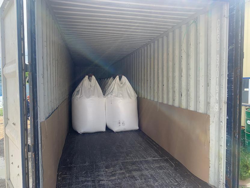 Погрузка биг-бэгов и мешкотары в контейнеры фото 2