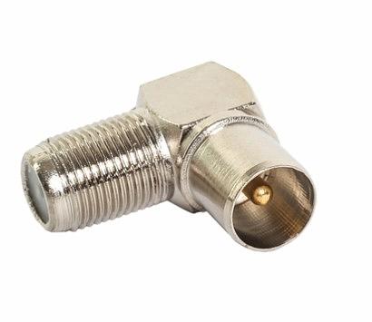 PROCONNECT (05-4311-4-7) Переходник гнездо F - штекер TV, угловой (1шт) фото 1