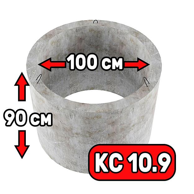 Кольцо колодезное d-1000мм h-900мм фото 1