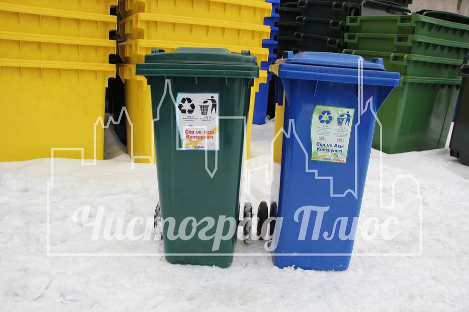 Евроконтейнер Sonmez Hammadde 120 л фото 7