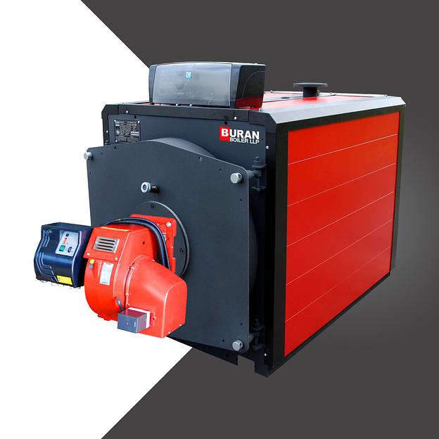 Двухконтурный промышленный котел Buran Boiler BB-2000 жидкотопливный 2000 кВт фото 1
