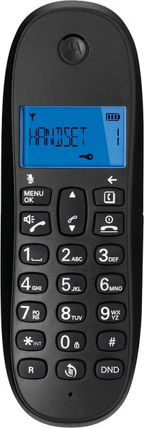 Р/Телефон Dect Motorola C1001СB+ черный АОН фото 3