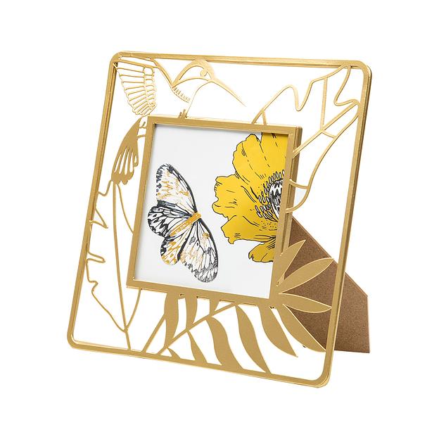 Фоторамка Экзотика, Д190 Ш10 В190, золотой фото 1