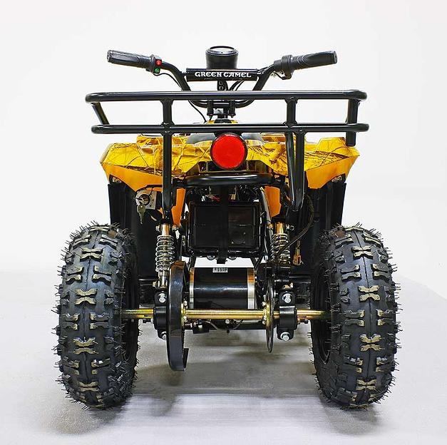 Квадроцикл GreenCamel Гоби K45 (36V 800W R6 Цепь) быстросъём, ножной тормоз, золотая осень фото 6