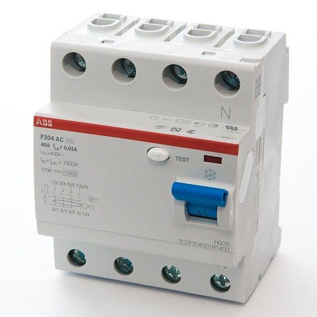 Выключатель дифференциального тока (УЗО) 4п 25А 300 мА FH204 АС (2CSF204003R3250) фото 1