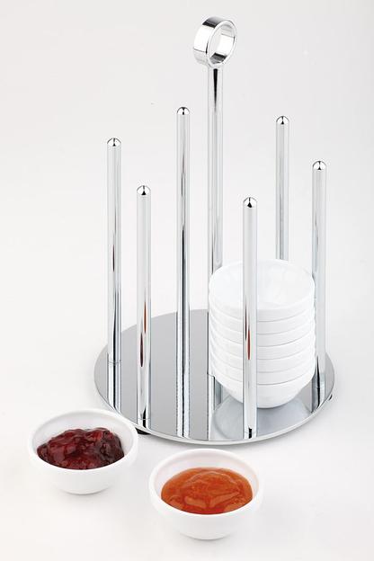 Держатель для салатников "Мини" d=14 см. h=25,5 см. нерж. APS /1/ фото 1