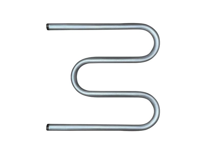 Полотенцесушитель водяной серебристый металлик М-образный 500×500 мм ВоЛПро опт фото 1