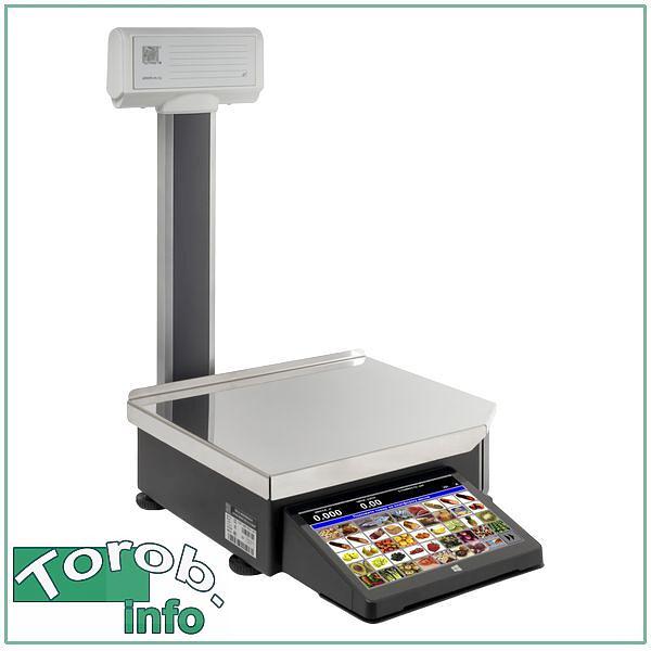 ШТРИХ-ПРИНТ ФIII 15-2.5 Д3И7 - весы универсальные с печатью этикеток. со стойкой покупателя фото 1