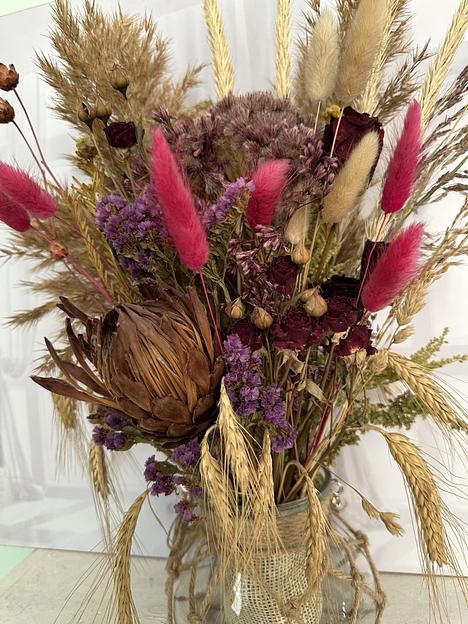 Букет из сухоцветов 40 см код 115797110 ОПТ фото 2