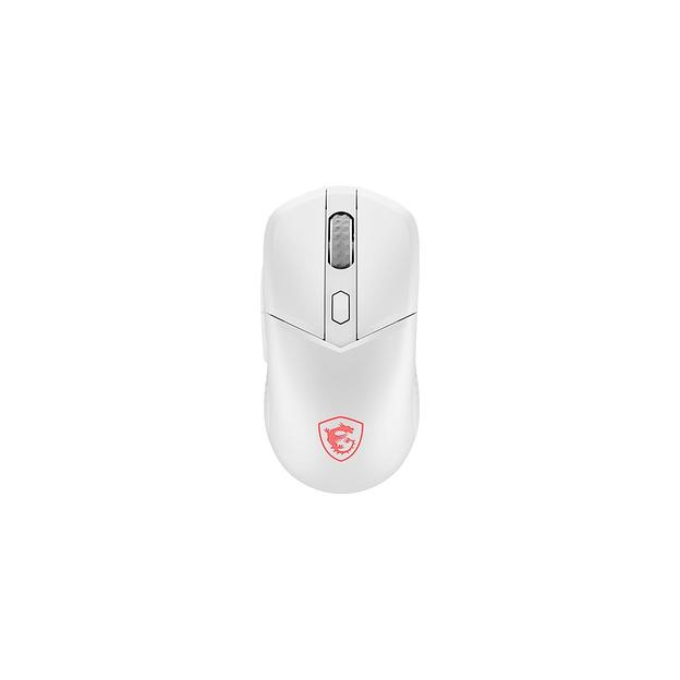 Мышь беспроводная MSI VERSA 300 W MS-8ZBD, игровая, Bluetooth/Радио, оптическая, USB, 8000dpi, белый [s12-4301440-cla] фото 1