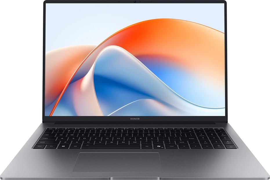Ноутбук Honor MagicBook X16 Plus 2025 Core 5 220H 32Gb SSD1Tb AMD Radeon 760M 16" IPS WQXGA (1920x1200) Windows 11 Home grey space WiFi BT Cam (5301AMBC) фото 1