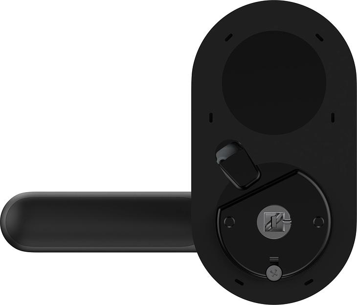 Умный замок Aqara Smart Door Lock U300 навесной разбл.отпеч.паль./код/пар/NFC/прил/мех.кл черный (DL-D02D_BL) фото 4