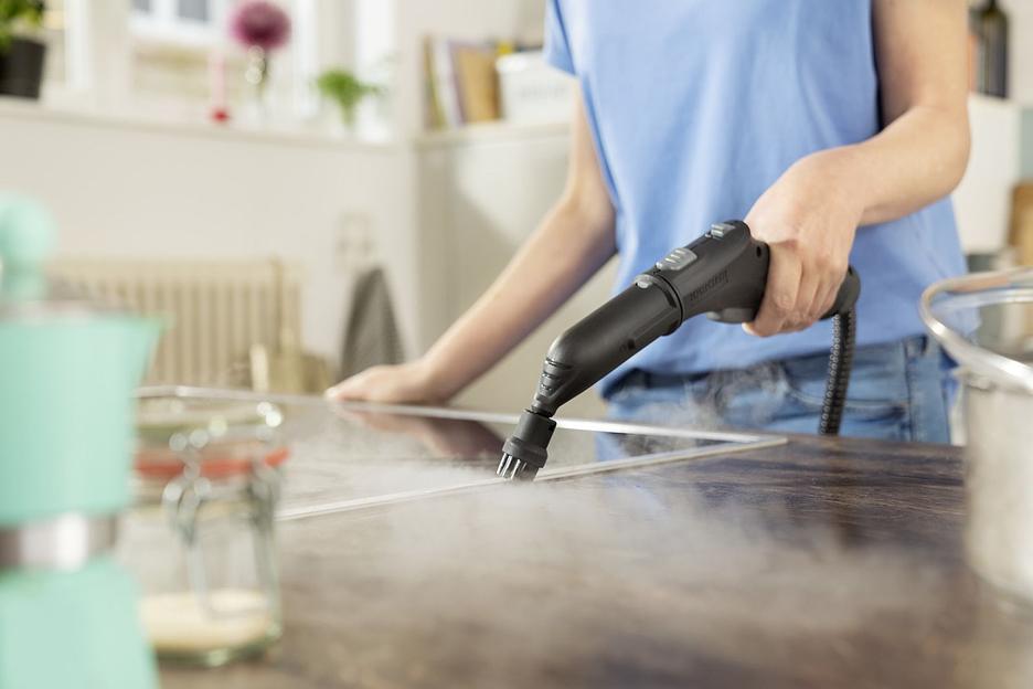 Пароочиститель напольный Karcher EasyFix SC 3 Deluxe 1900Вт белый фото 6