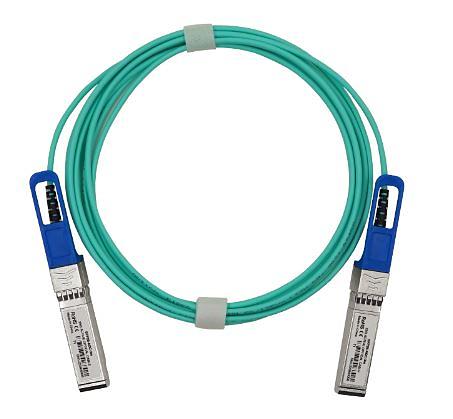 Кабель оптический SFP-SFP, 3 метра, многомодовое волокно 850 нм, 25Gb скорость (SFP28-AOC-3M) фото 1